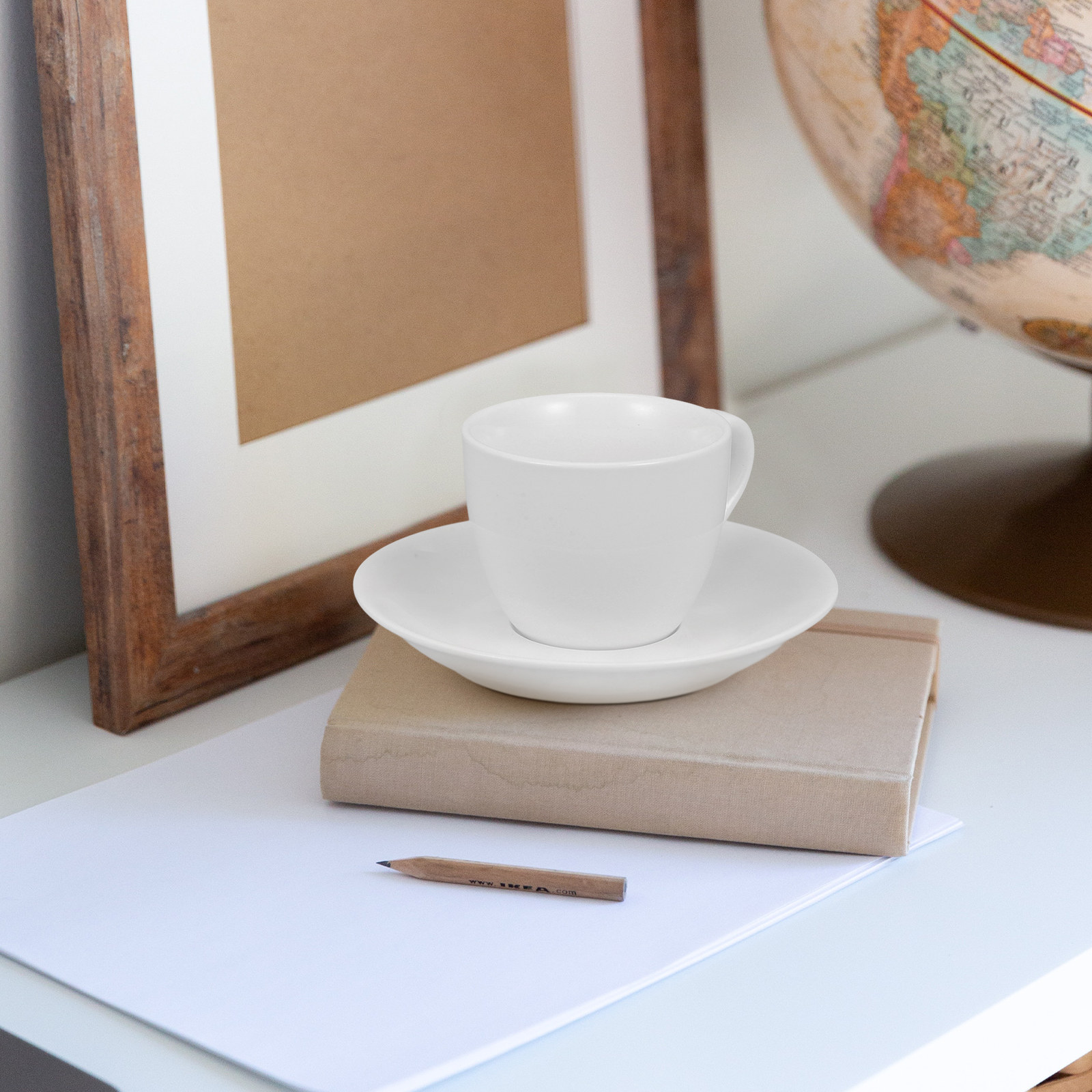 Water Tea And Coffee - 1 Set Einfaches Kaffeetassen-Set mit passender