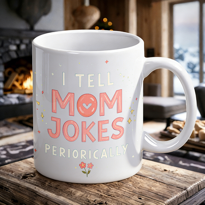 Coffee Tea Joke - Tassen-Set, „Ich erzähle Mama Witze gelegentlich“