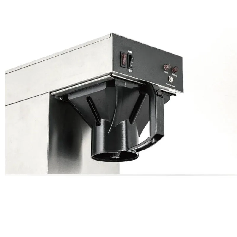 Water Tea And Coffee - Kommerzieller Edelstahl-Filterkaffeeautomat Automatische Einzelportions-Kaffeemaschine mit Heißwasserausgabe