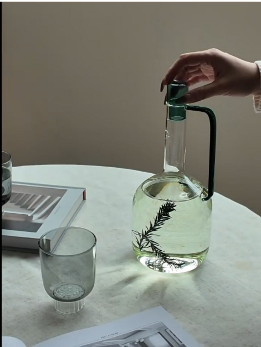 Coffee Tea Water Heater - Nordic Farbige Hitzebeständige Glas Kühlen Wasserkocher