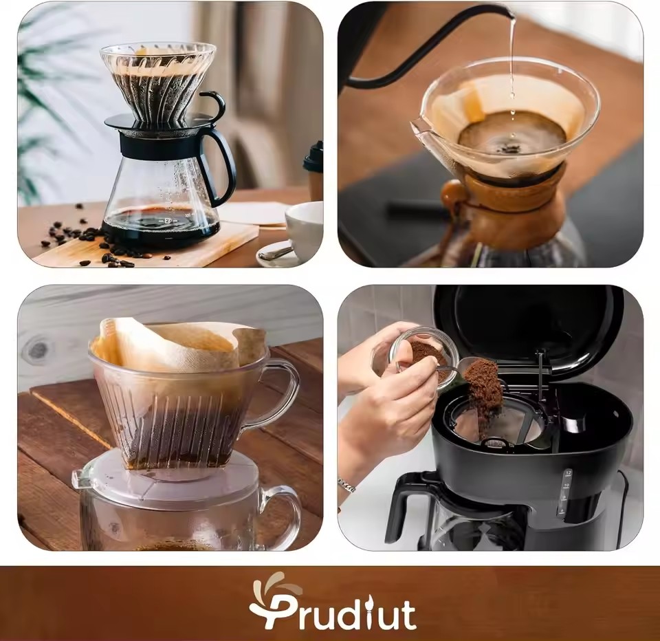 Coffee Tea Infusion - 50 Stück/Set Kaffeefilter aus Zellstoff, Kaffeebrühfilter,
