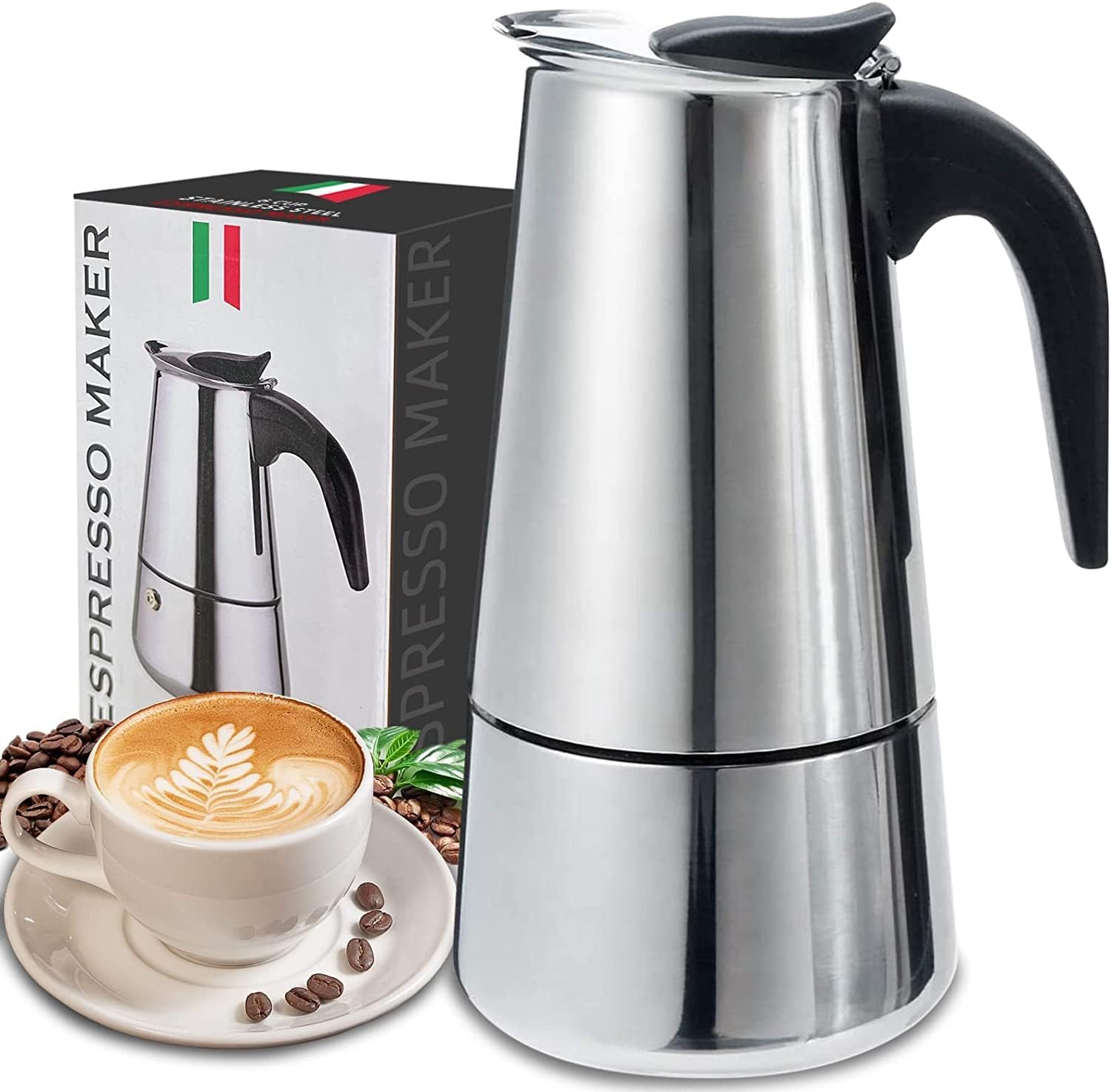 Moka Pot Stove - 4/6/9 Tassen Moka Pot Caffe Maschine