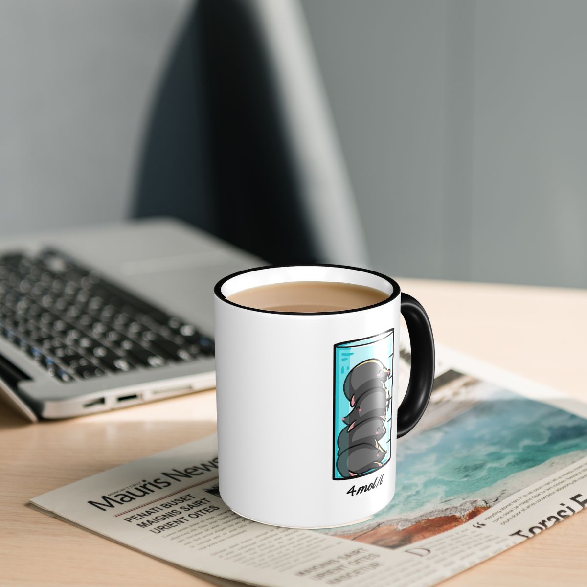4 Maulwürfe pro Liter Chemie-W – Coffee Tea Joke Bewertung und Preis