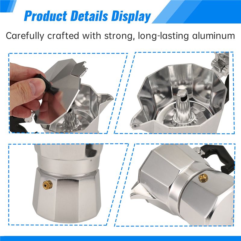A92P Moka Pot Italienische Kaf – Moka Pot Stove Bewertung und Preis