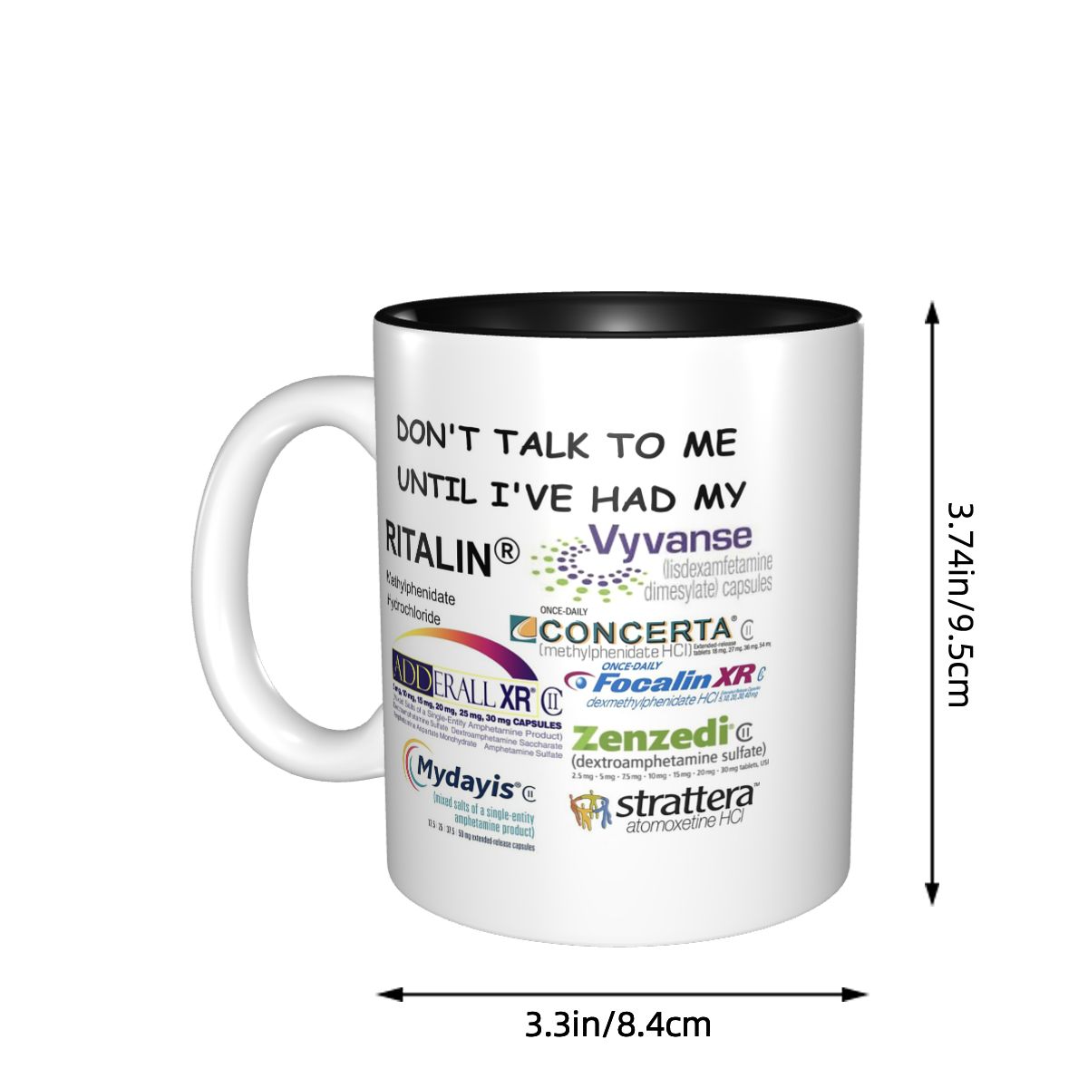 Tasse mit Aufschrift „Don't Ta – Coffee Tea Me Bewertung und Preis