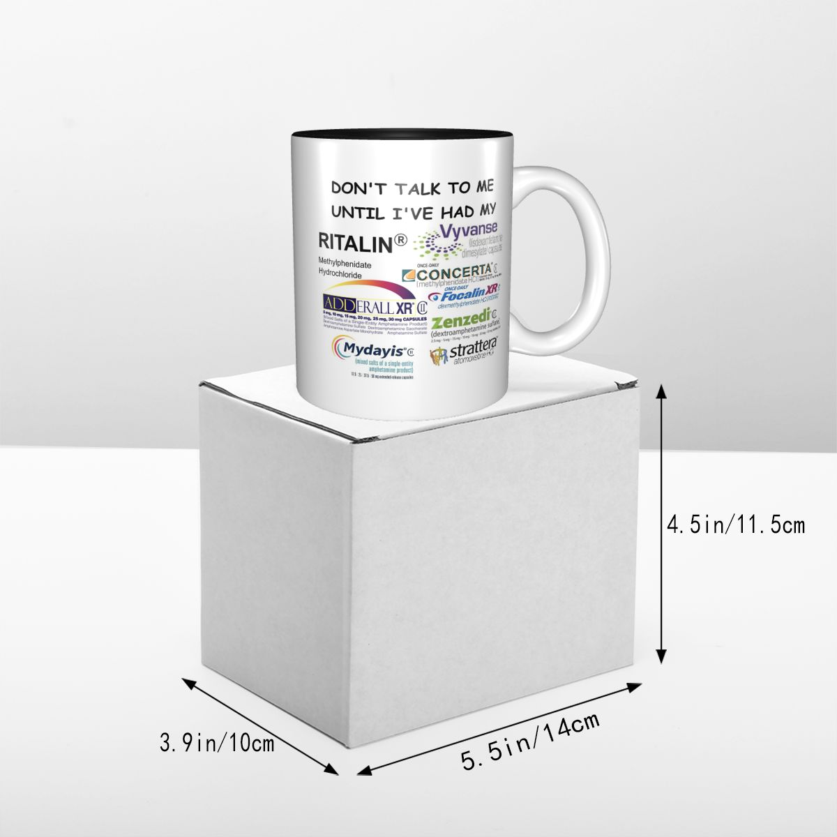 Tasse mit Aufschrift „Don't Ta – Coffee Tea Me Bewertung und Preis