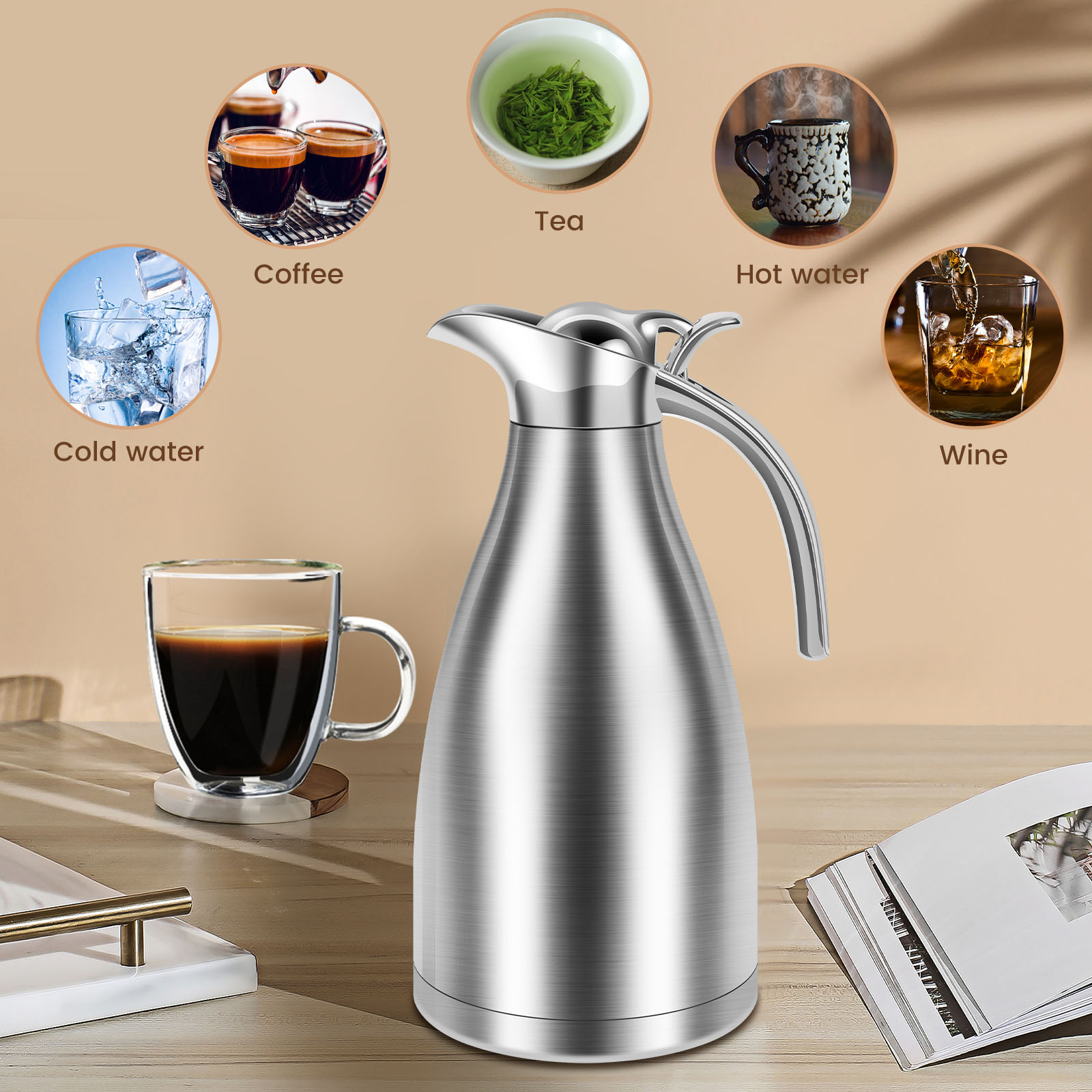 Küche Thermo Wasserkocher 2000 – Coffee Tea Water Heater Bewertung und Preis