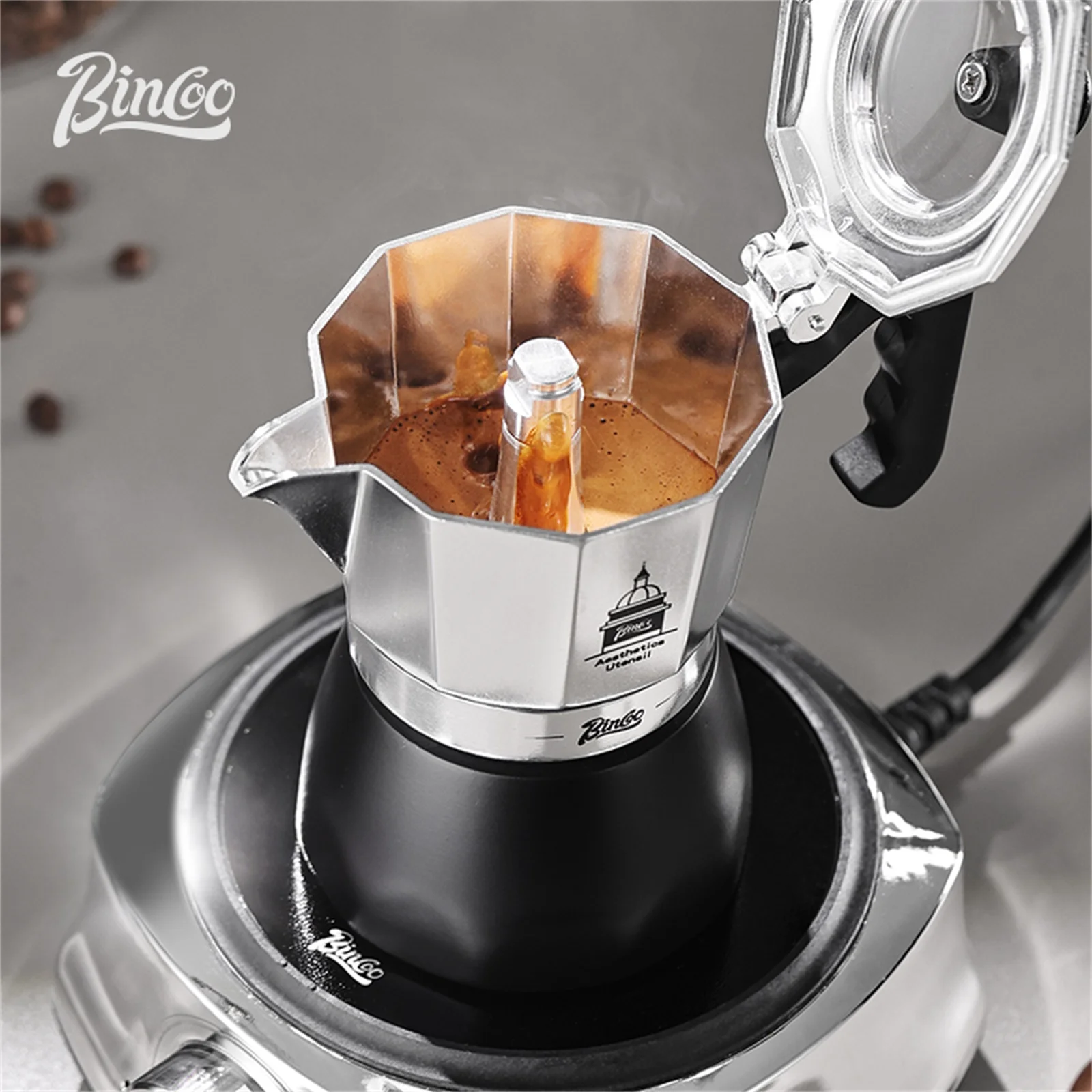 BINCOO Doppelventil-Moka-Topf, – Moka Pot Stove Bewertung und Preis