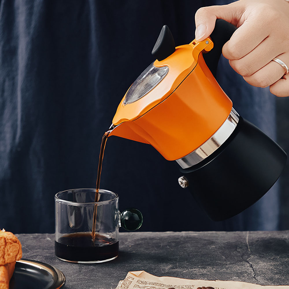 Zweifarbiges 150/300 ml visuel – Moka Pot Stove Bewertung und Preis