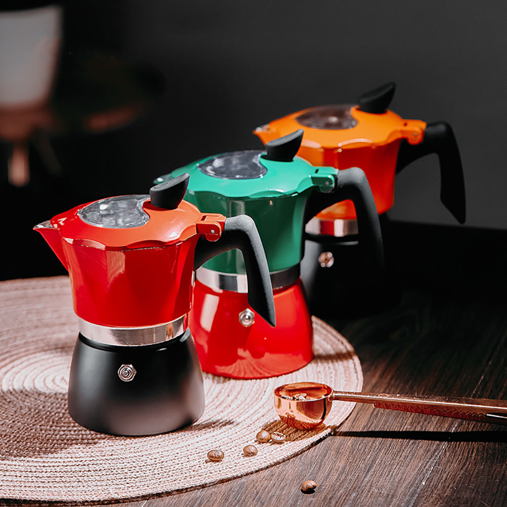 Zweifarbiges 150/300 ml visuel – Moka Pot Stove Bewertung und Preis