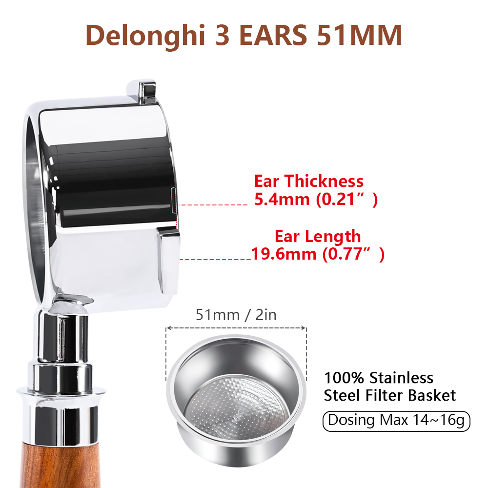 51mm Kaffee-Siebträger ohne Bo – Coffee Tea Making Machine Bewertung und Preis