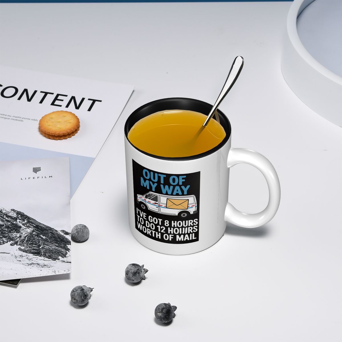 Lustiger Postfahrer-Witz für L – Coffee Tea Joke Bewertung und Preis