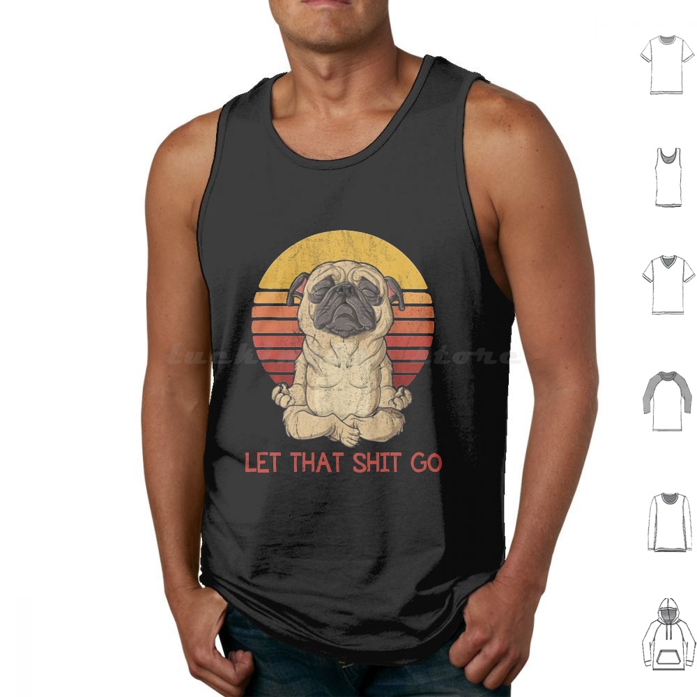 Vintage Mops Yoga Tank Tops We – Coffee Tea Knits Bewertung und Preis