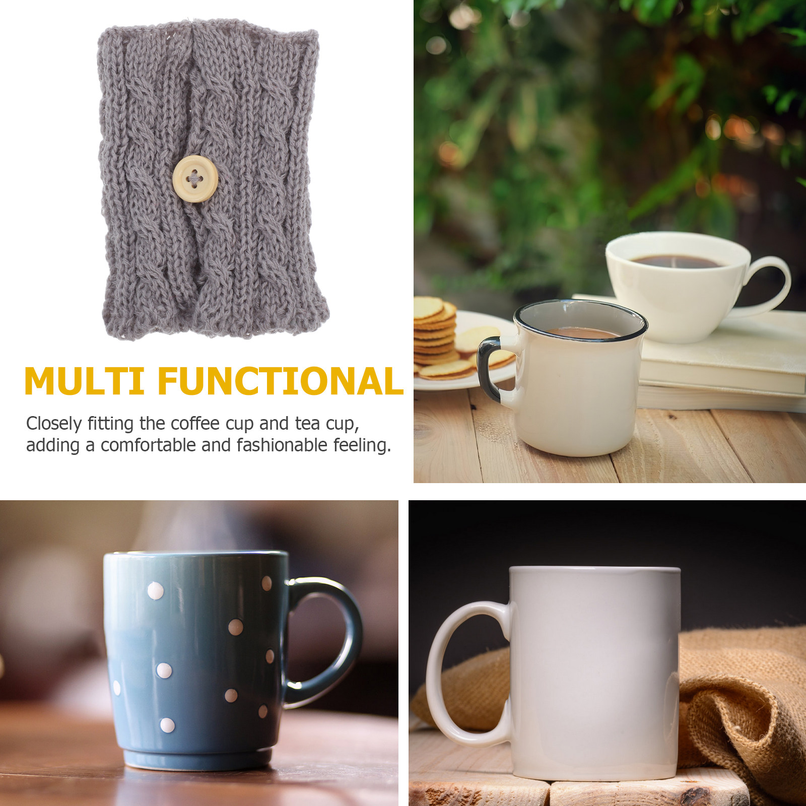 2 Stück Gestrickte Tassenhülle – Coffee Tea Knits Bewertung und Preis