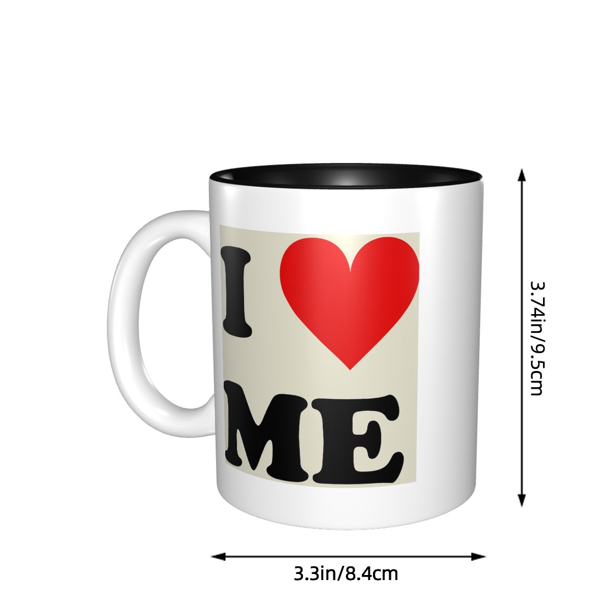 I Love Me Herz-Tasse Lustige K – Coffee Tea Me Bewertung und Preis