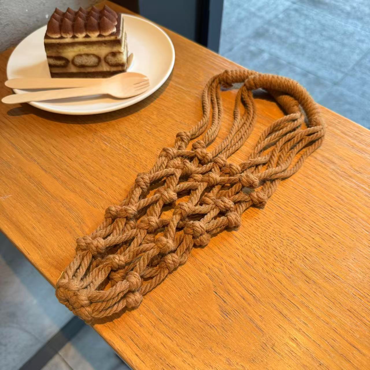Handgefertigte Makramee-Becher – Coffee Tea Knits Bewertung und Preis