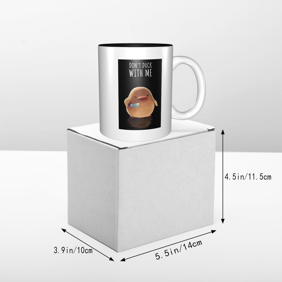 Don't Duck With Me - Meme-Tass – Coffee Tea Me Bewertung und Preis