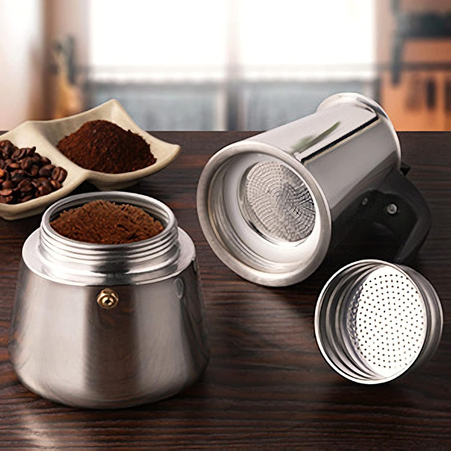 4/6/9 Tassen Moka Pot Caffe Ma – Moka Pot Stove Bewertung und Preis