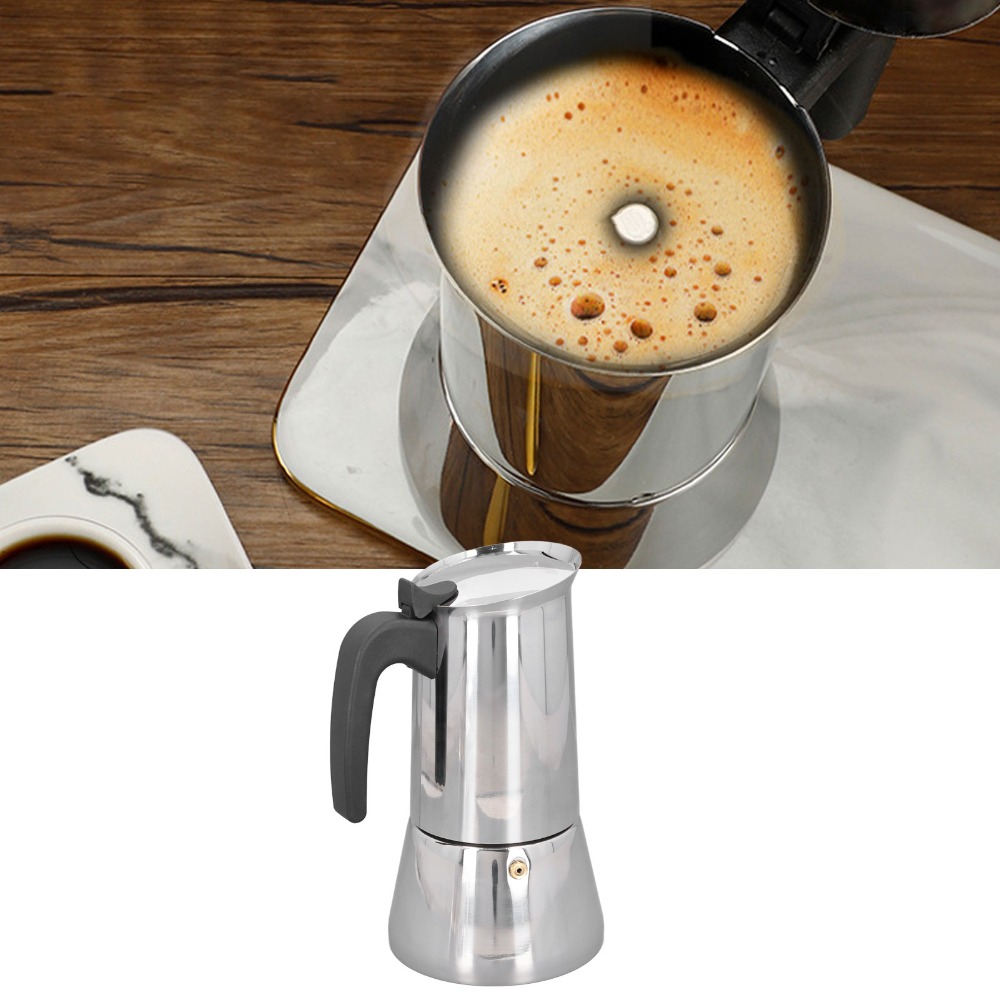 Edelstahl Moka-Kanne Große Kap – Moka Pot Stove Bewertung und Preis