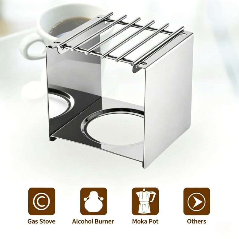 Quadratischer Kaffeekocherstän – Moka Pot Stove Bewertung und Preis
