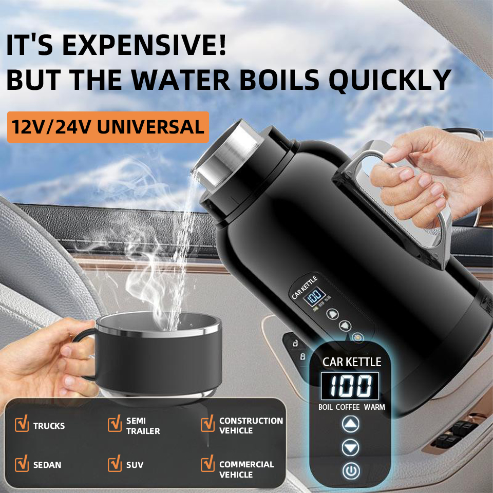 12V 24V Auto-Wasserkocher Trag – Coffee Tea Water Heater Bewertung und Preis