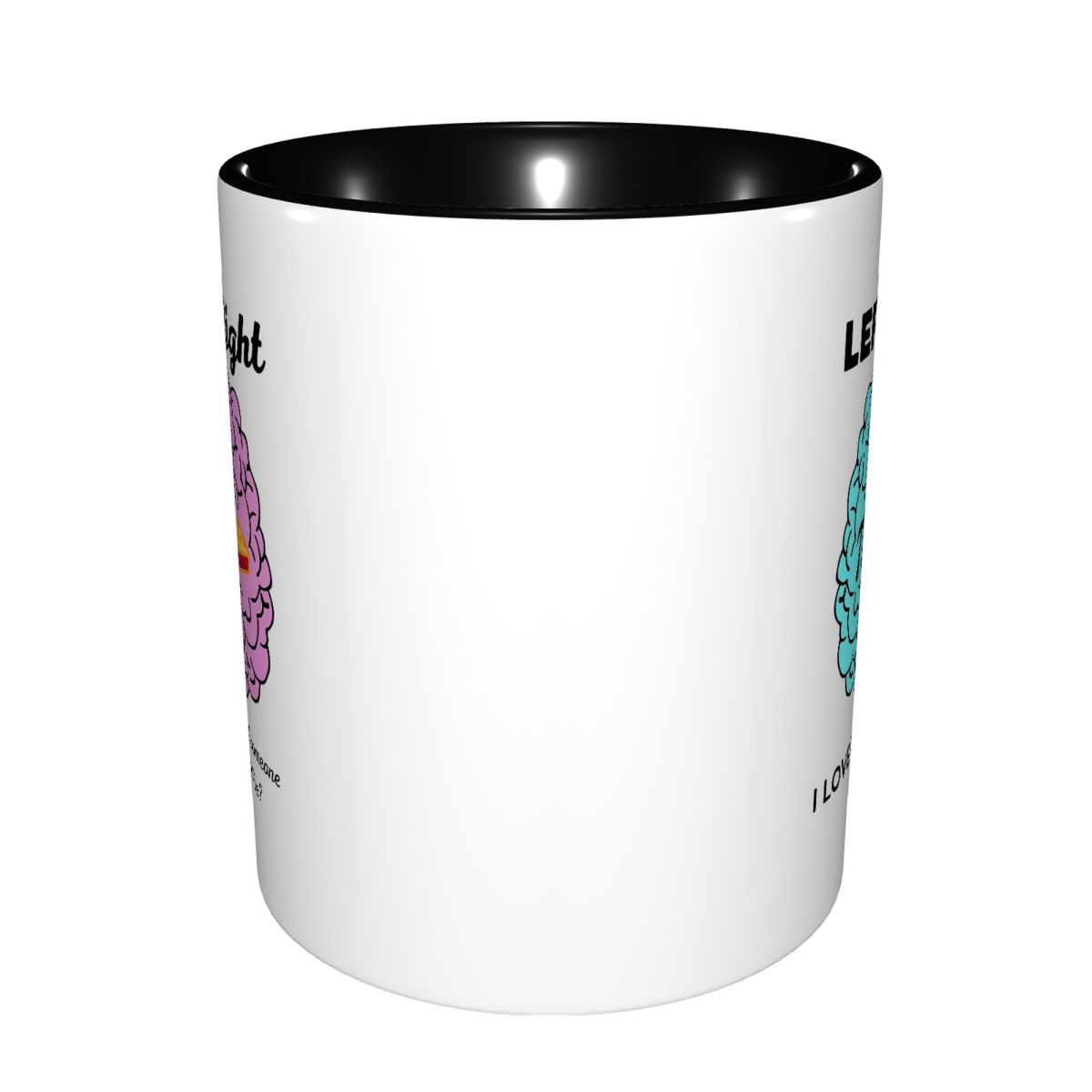 Linke und Rechte Gehirnhälfte  – Coffee Tea Joke Bewertung und Preis