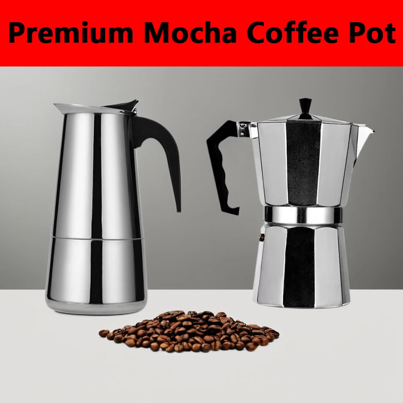 Kaffeemaschine Moka Pot 50 ml- – Moka Pot Stove Bewertung und Preis