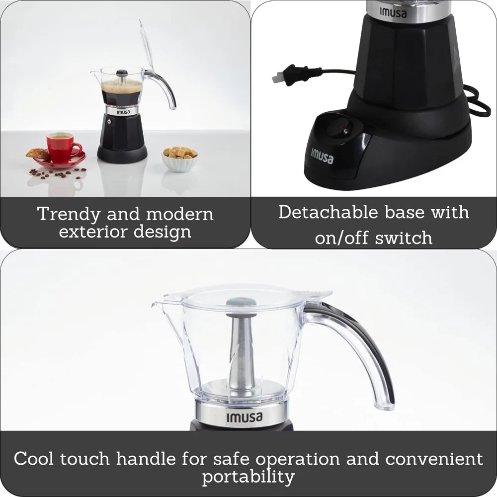 %a Imusa Elektrische Espressom – Moka Pot Stove Bewertung und Preis