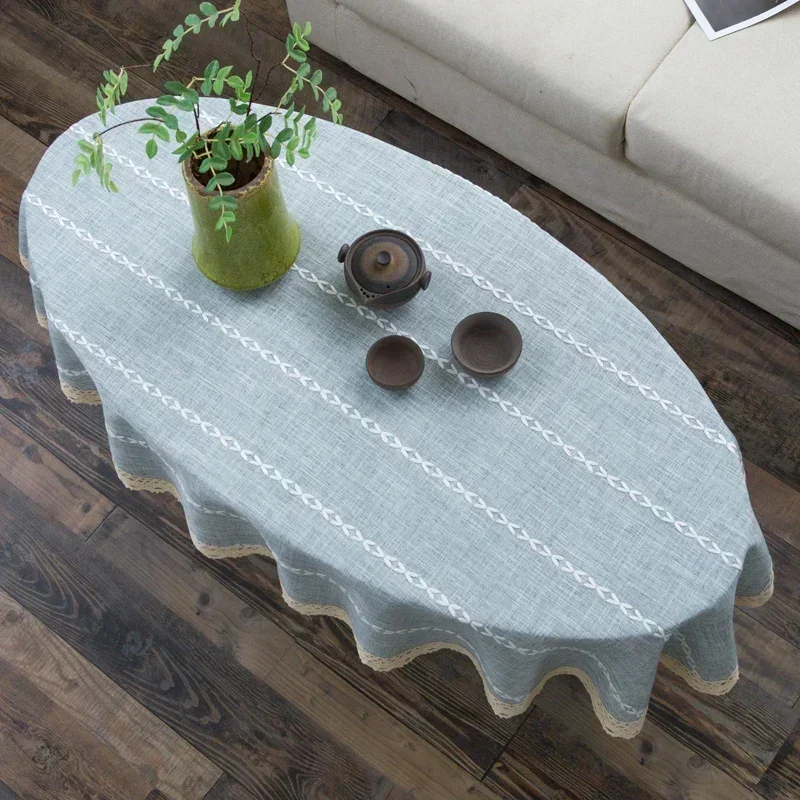 Ovale Tischdecke aus Baumwolle – Coffee Tea Knits Bewertung und Preis