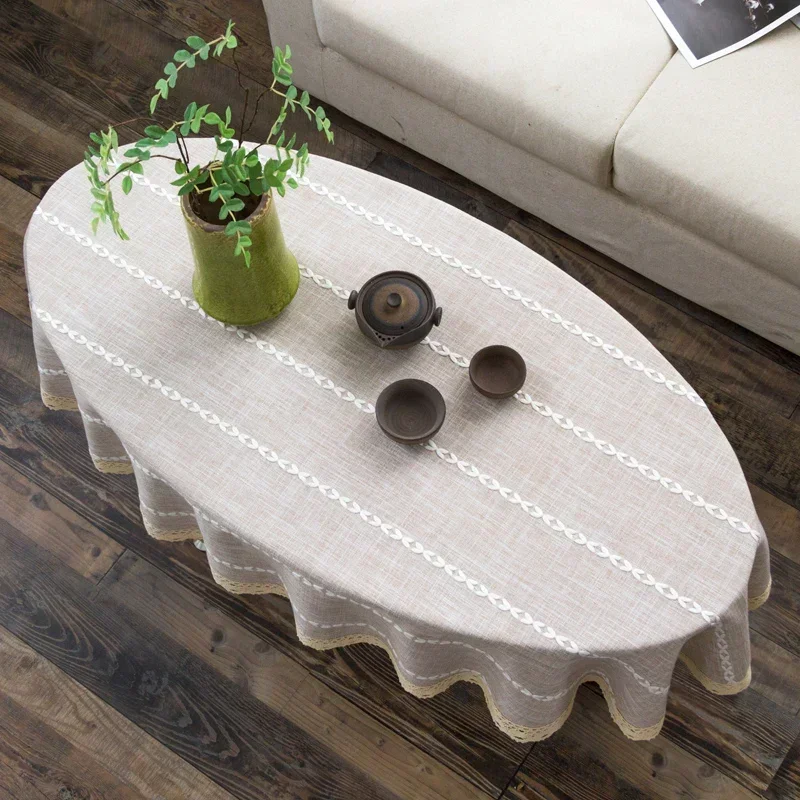 Ovale Tischdecke aus Baumwolle – Coffee Tea Knits Bewertung und Preis